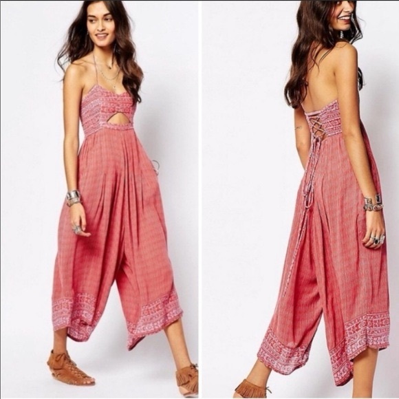 Free People Pants - Free People Bali Crystal Bay Romper Jumpsuit